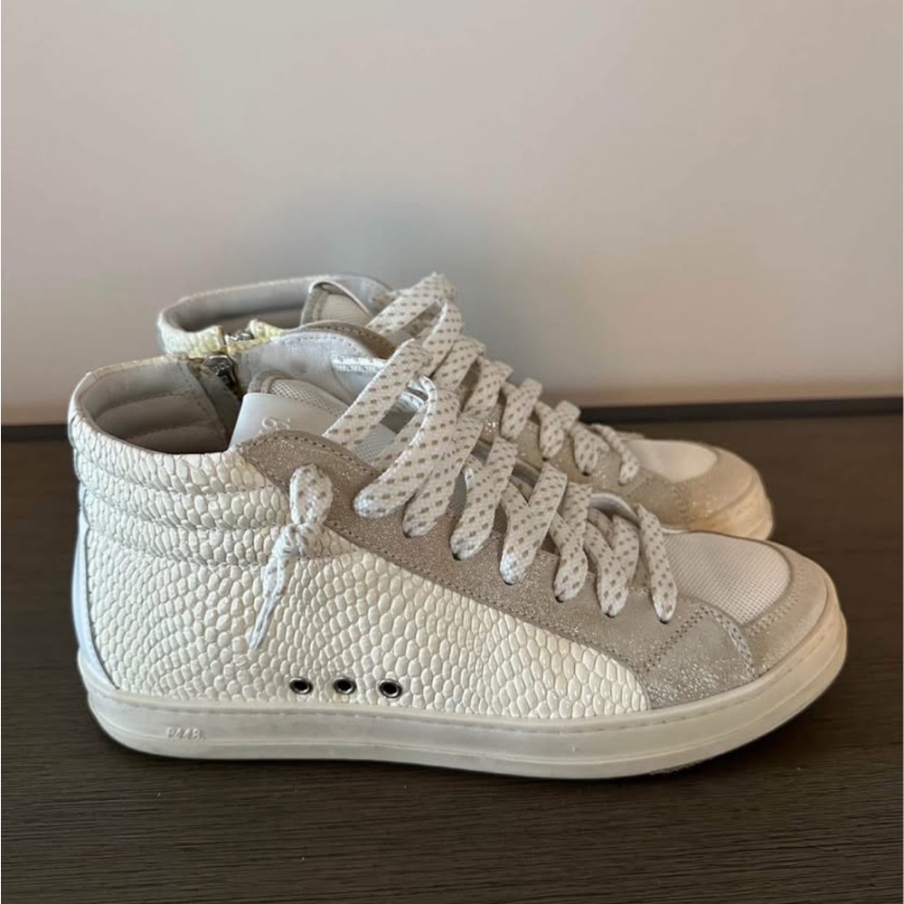P448 Women's Sneakers in White and Cream